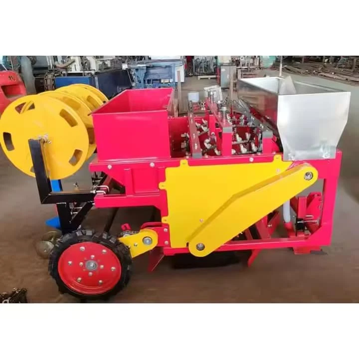 Premium Garlic Planter 6 Seed Holes Simultaneous Planting Anti-Clogging System For Wet Soil Automatic Industrial Garlic Seed Plant Machine